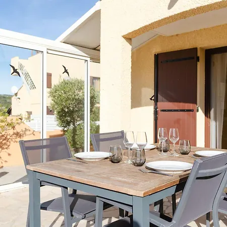 Pavillon T3 Avec Piscine, Climatisation Et Parking A Narbonne-plage - Fr-1-409-248 ヴィラ *