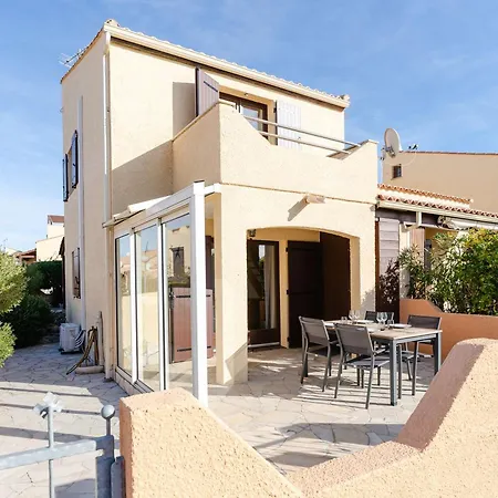 Villa Pavillon T3 Avec Piscine, Climatisation Et Parking à Narbonne-plage - Fr-1-409-248