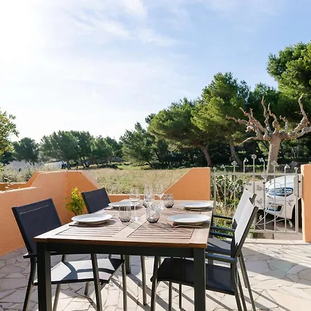 Pavillon T3 Avec Piscine, Climatisation Et Parking A Narbonne-plage - Fr-1-409-248 *