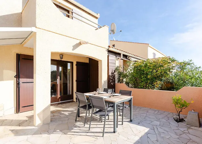 Pavillon T3 Avec Piscine, Climatisation Et Parking A Narbonne-plage - Fr-1-409-248